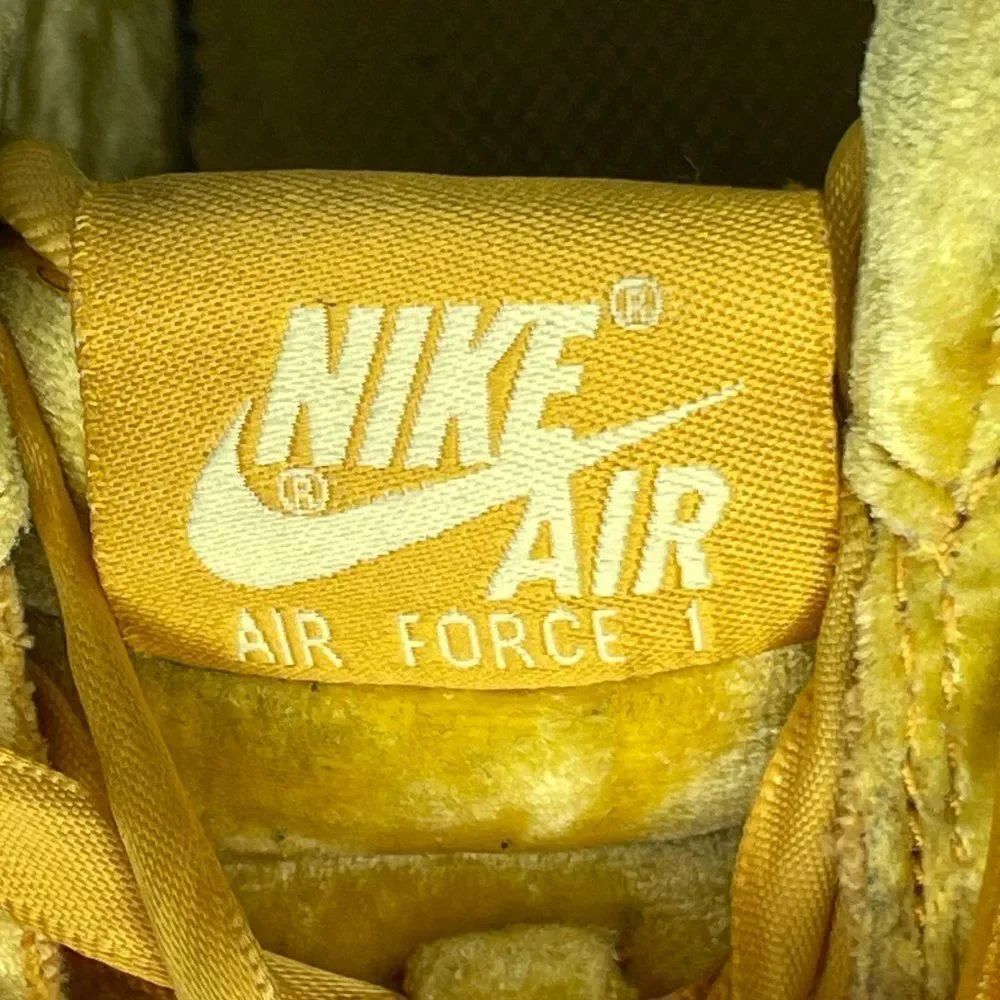 Nike Air Force 1 LV8 ‘Mineral Gold’ Sneakers Kids Size 7Y Youth 8.5 Women - Picture 7 of 8